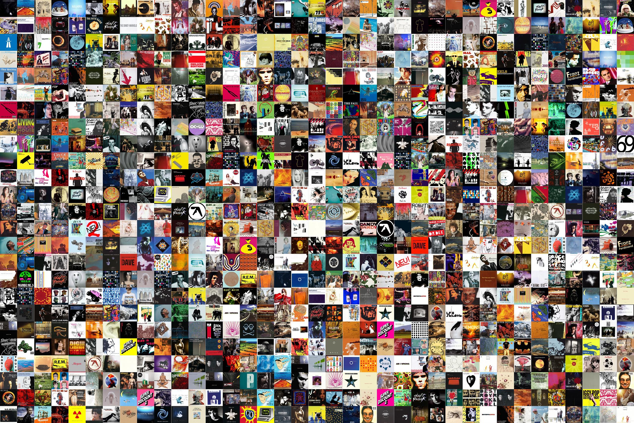 Album Cover Collage from ITunes library